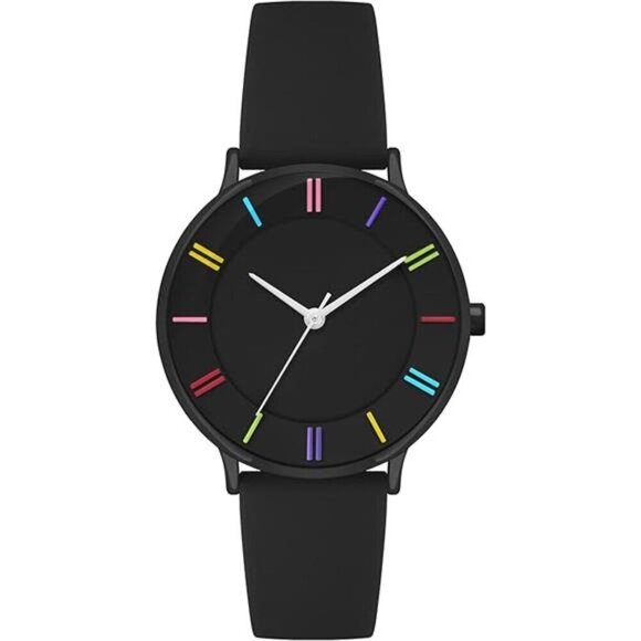 Rainbow Watch Silicone Band Sport Waterproof Wrist Watch main image 7
